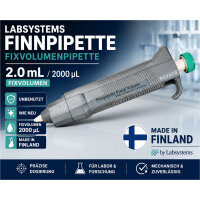 Labsystems Finnpipette Fixvolumenpipette 2,0 mL / 2000...