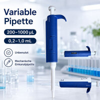 Variable Einkanalpipette 200–1000 µL /...