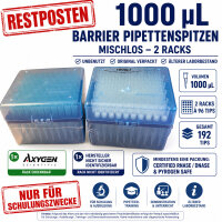 1000 µL Barrier Pipettenspitzen Mischlos –...