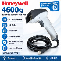 Honeywell 4600g 4600GSF051CE 1D 2D Barcode Scanner USB QR...