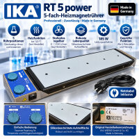 IKA RT 5 power – 5-fach-Heizmagnetrührer, 185...