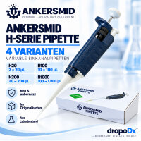 Ankersmid H-Series Adjustable Micropipette – 4...