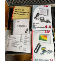 IVS Lite Funk-Abstimmungssystem mit 50 Keypads, Basisstation und Softwarelizenz für 250 Teilnehmer – geprüft – Originalkoffer